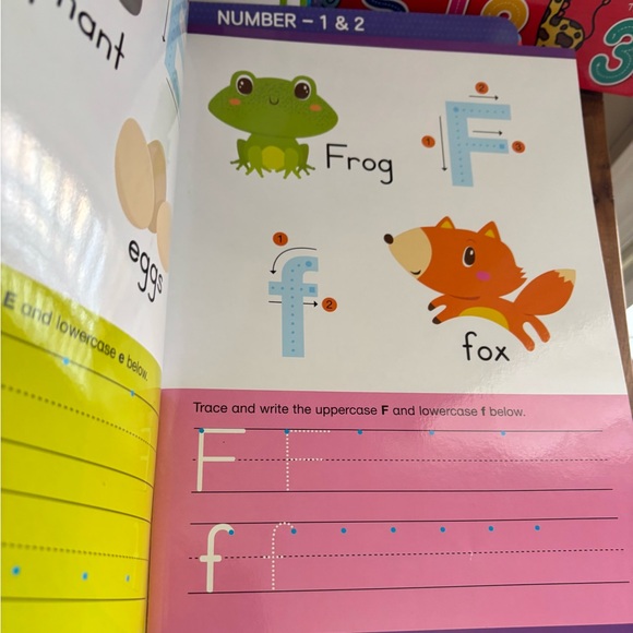 Pre-K Wipe Off ABC Workbook & Math, Letters, Word, Game Cards Learning Fun Set - Picture 10 of 15